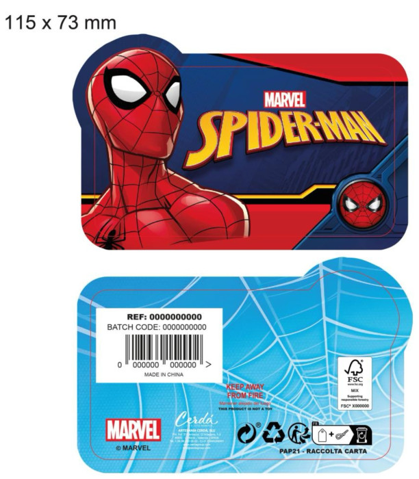 Șapcă pentru copii cu mănuși SPIDERMAN Cerda