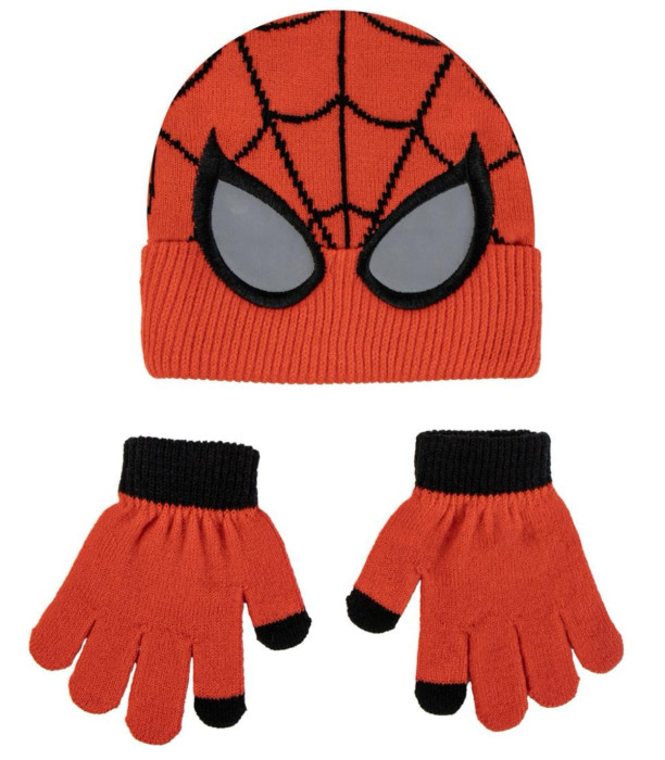 Șapcă pentru copii cu mănuși SPIDERMAN Cerda